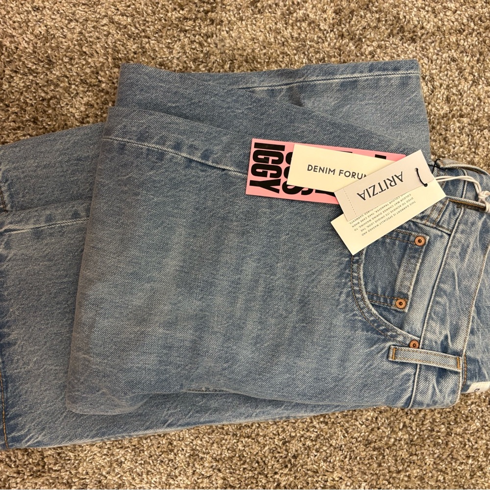 Aritzia Denim Forum Light Blue Jeans Izzy 90s